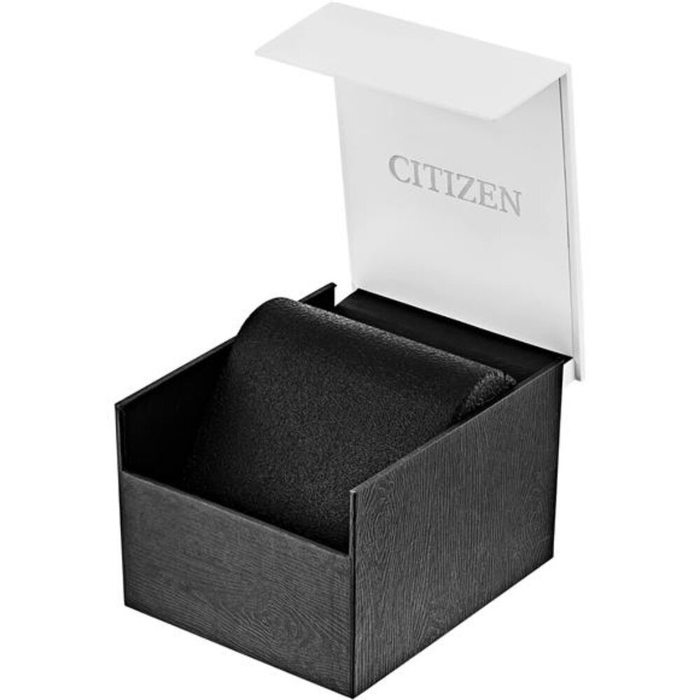 CITIZEN Ladies' Eco-Drive Classic Leather Strap Watch with 3-Hand Date - Picture 6 of 7